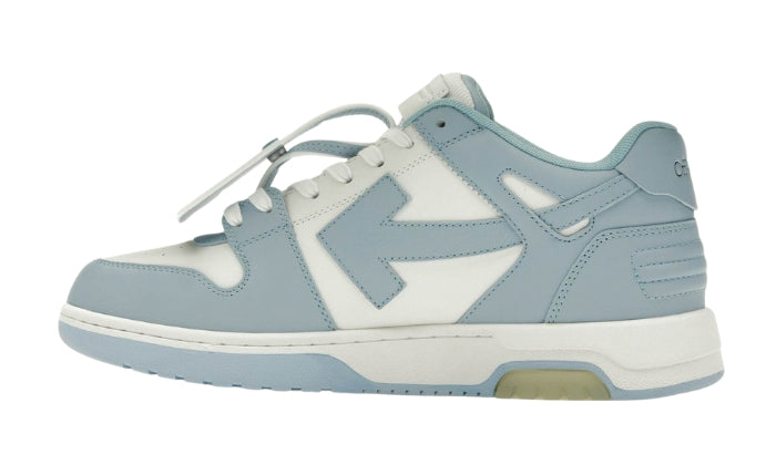 Off-White Leather of Calfskin White Baby Blue