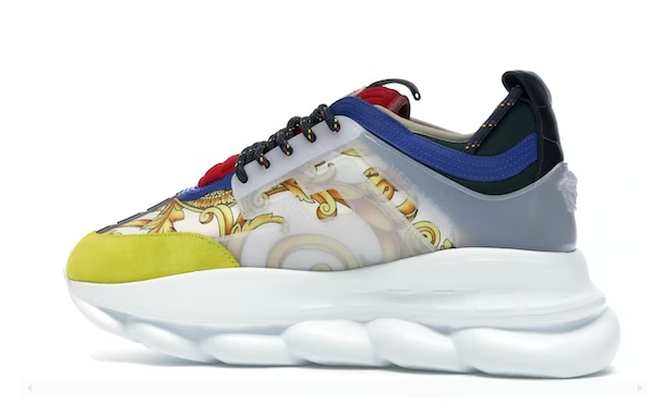 Versace Chain Reaction Multi-Color Rubber Suede