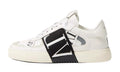 Valentino Sneakers in Calfskin fasciato White/Black