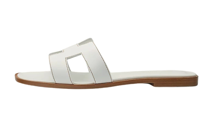 HERMES Sandals Oran White