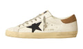 Golden Goose Super-Star with midnight-blue canvas star