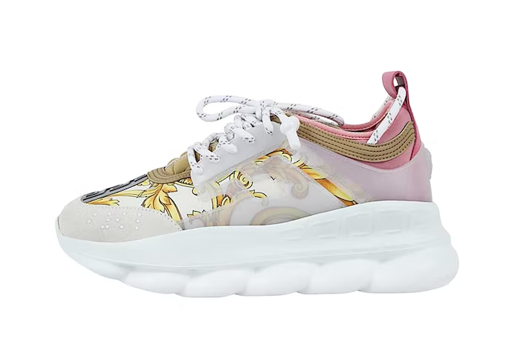 Chain Reaction White Pink Yellow Barocco (W)