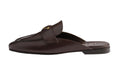Slides Leather Brown Dark