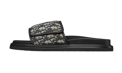 Sandals Aqua Jacquard Oblique Beige And Black