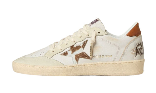 Ball Star With Star In Leather Of Pony Maculata