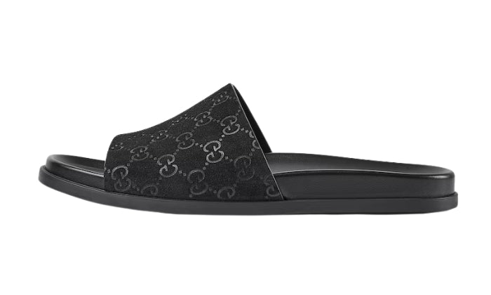 Slides Suede Black