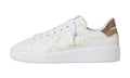 Purestar With Star In Leather White And Brown
