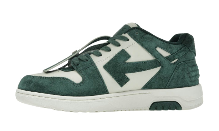 Shoes Low Green Jet Suede Ecru