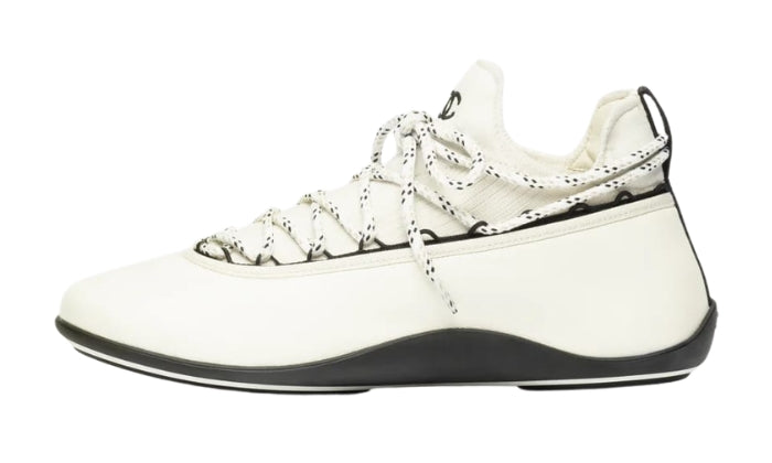 Sneakers Lambskin Fibres Mixed White