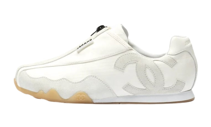 Sneakers In Calfskin Suede White