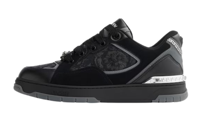 Sneakers Jacquard Dettaglio Logo Black