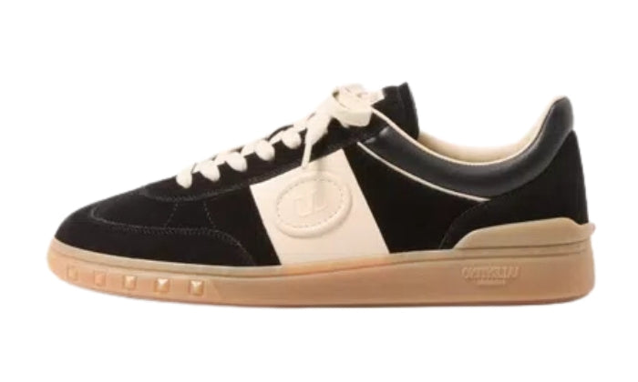 Sneakers Split Leather Nappa Black