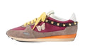Sneakers Split Leather Nylon Multicolor
