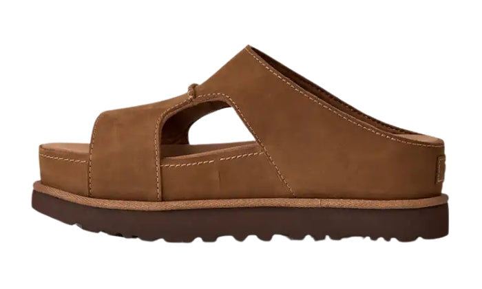 Slides Suede Chestnut
