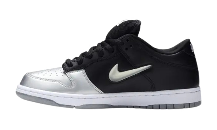 Sneakers Suede Black Silver