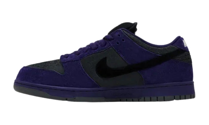 Sneakers In Suede Blue Ink Anthracite Black