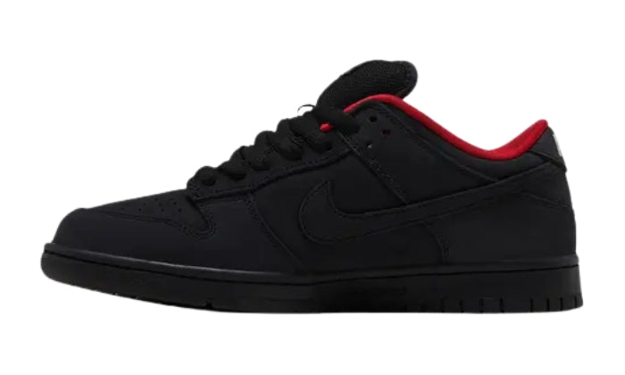 Sneakers In Suede And Fabric Black Red