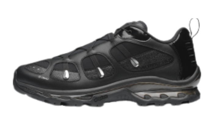 Sneakers In Fabric Black Silver