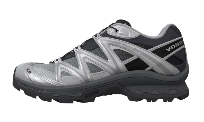 Sneakers In Fabric Black Silver Asfalto