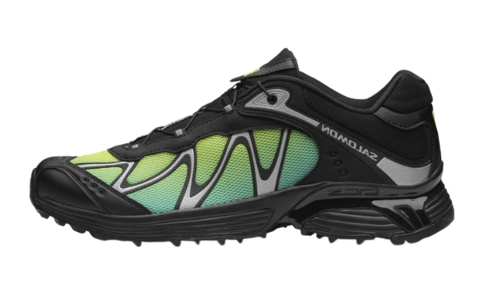 Sneakers In Fabric Black Aqua Ghiaccio Silver