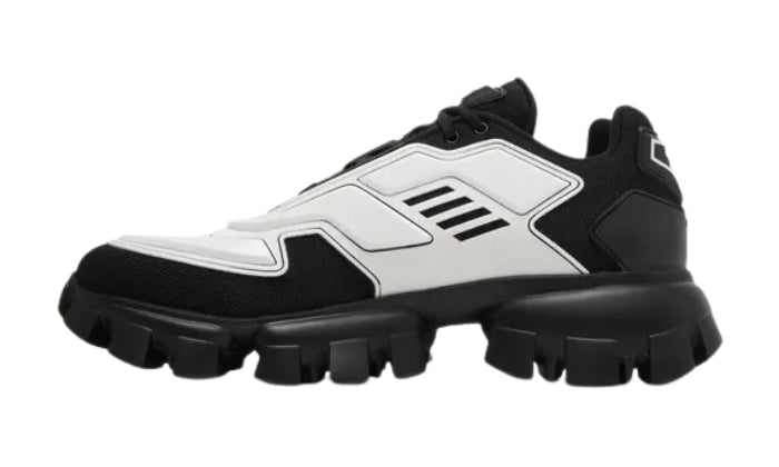 Sneakers In Knit Black White