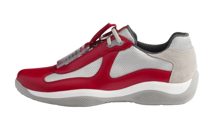 Sneakers Lace Up Red