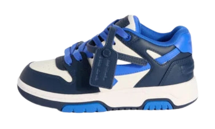 Sneakers With Studs White Blue Night