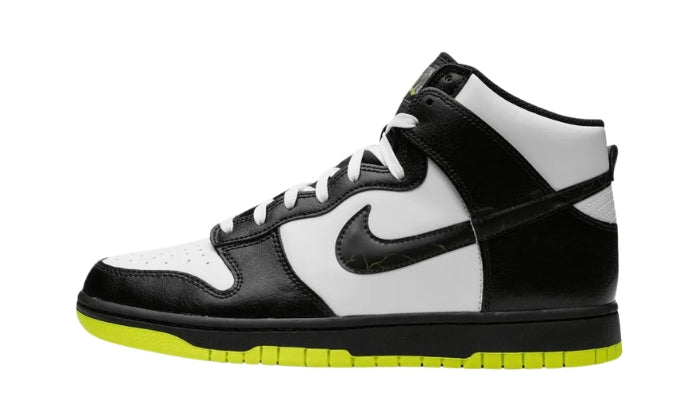 Sneakers Classic Black White Green Voltage