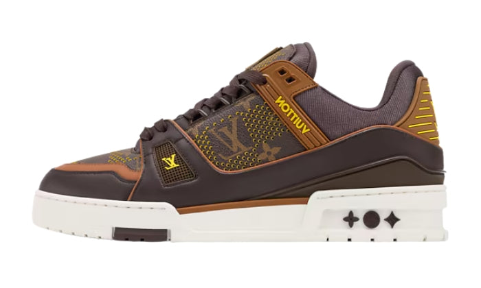 Sneakers Monogram Grid Yellow