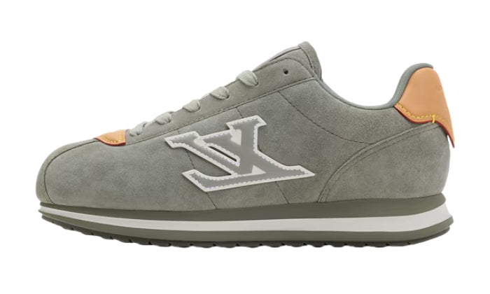 Sneakers Suede Green Khaki