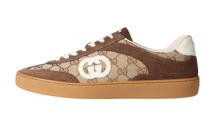 Sneakers Interlocking Brown Dark
