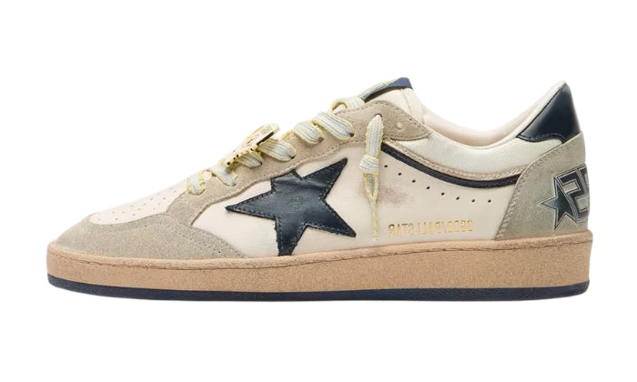 Sneakers Ball Star White Grey Blue Dark