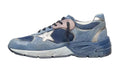 Sneakers Dad Star Blue Denim Silver
