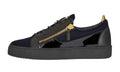 Sneakers Mid In Velvet Blue Navy