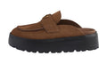 Flatform Mule Nubuck Brown Cacao