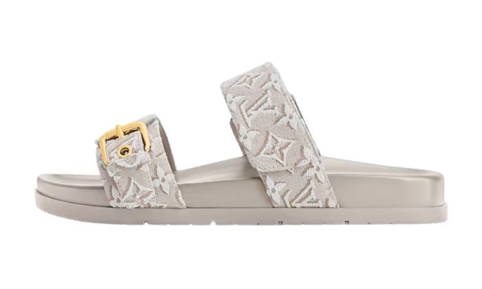 Mule Bom Dia Flat Beige
