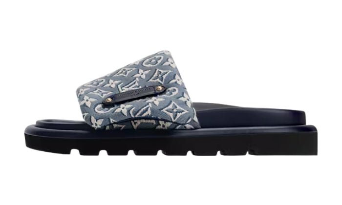Mule Pool Pillow Flat Blue