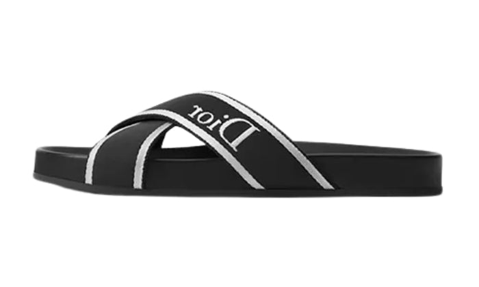 Sandals Fabric Technical Black White