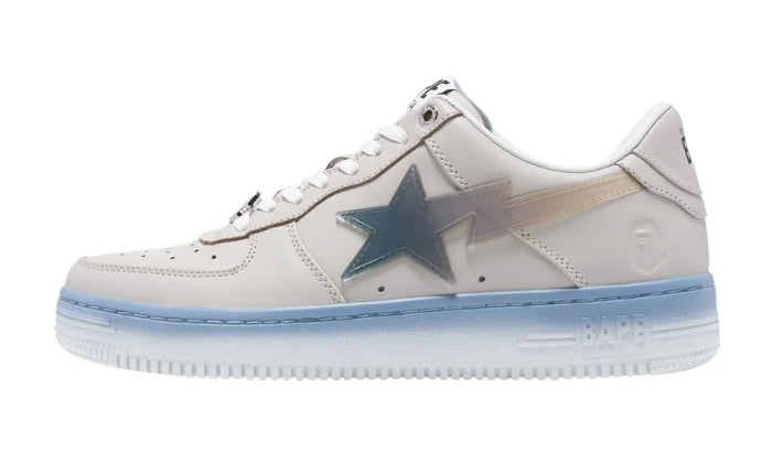 Sneakers Lace Up Beige Grey