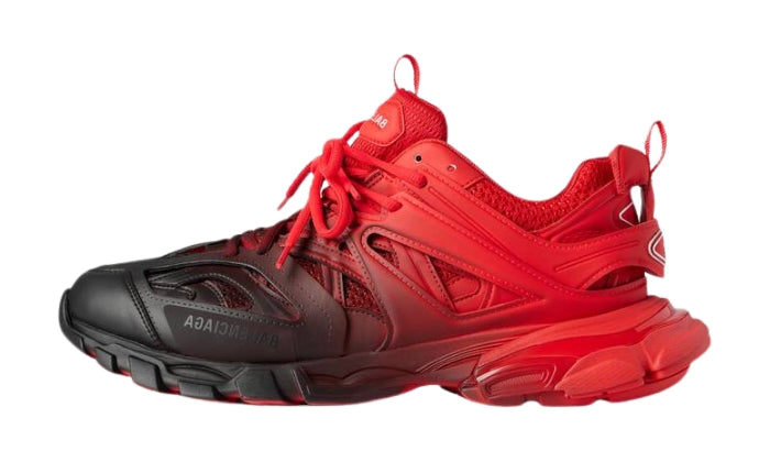 Sneakers Track Gradient Red Black
