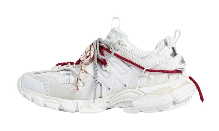 Sneakers Track Trail White Red Grey Black