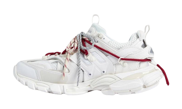 Sneakers Track Trail White Red Grey Black