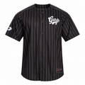 89 Baseball Jersey Black/Grey — shirts only on white background
