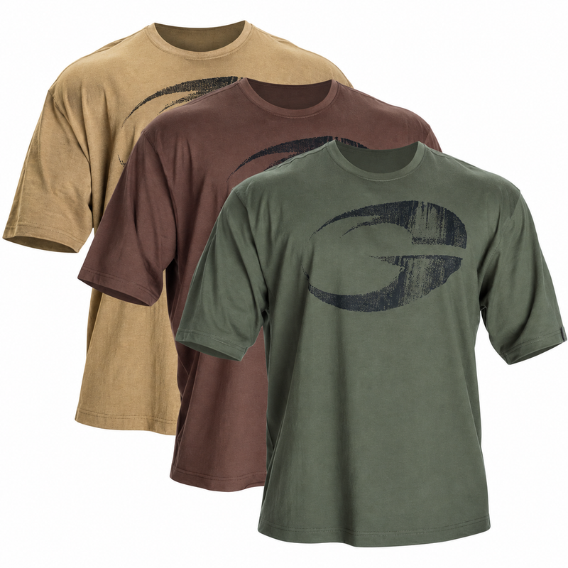 Pump Cover Iron Tee 3 pack — shirts only on white background