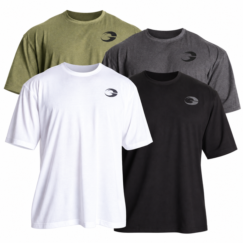 Division Iron Tee 4 pack — shirts only on white background
