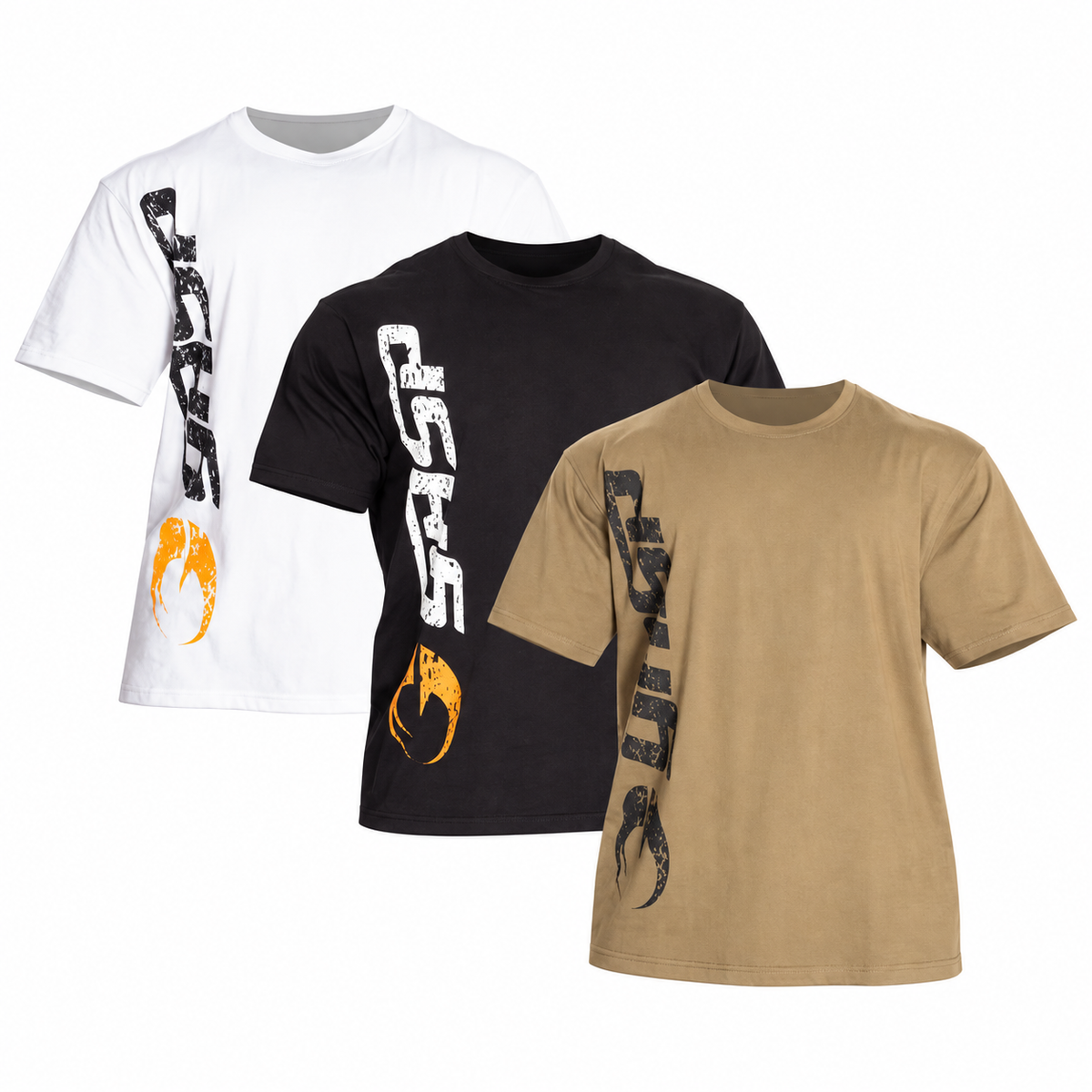 Original Tee 3 pack — shirts only on white background
