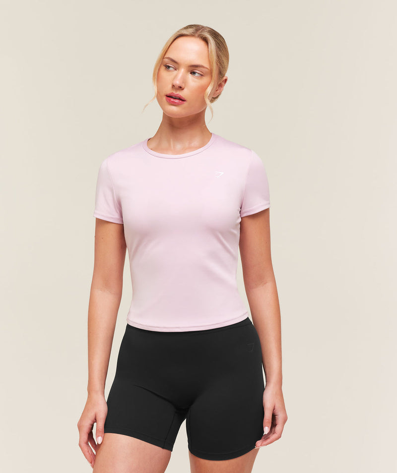 Training Baby Tee – Haze Pink — Product photo