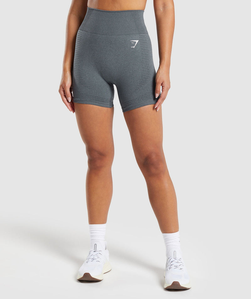 Vital Seamless 2.0 Shorts – Strong Grey/ Marl — Product photo
