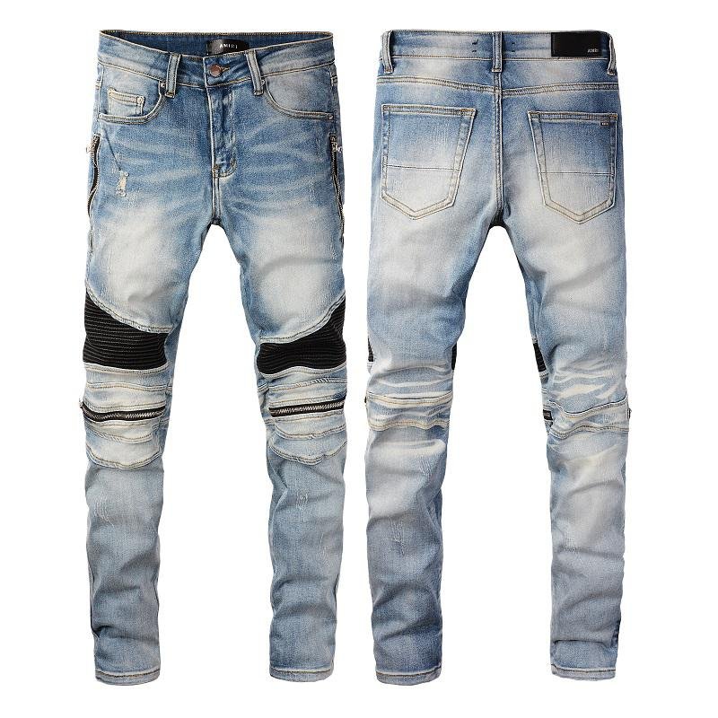 AMIRI Rip Ripped Slim Fit Jeans