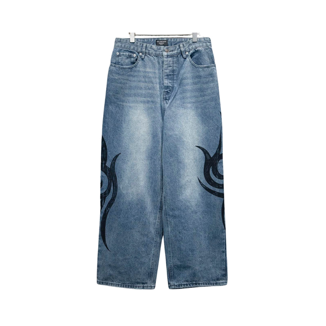 BALENCIAGA Men’s Casual Sweatpants with Letter Print
